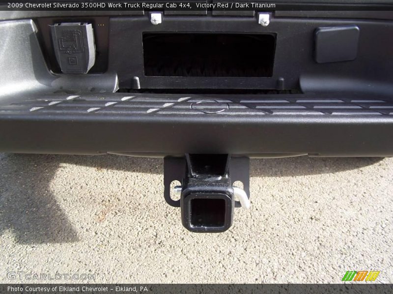 Victory Red / Dark Titanium 2009 Chevrolet Silverado 3500HD Work Truck Regular Cab 4x4