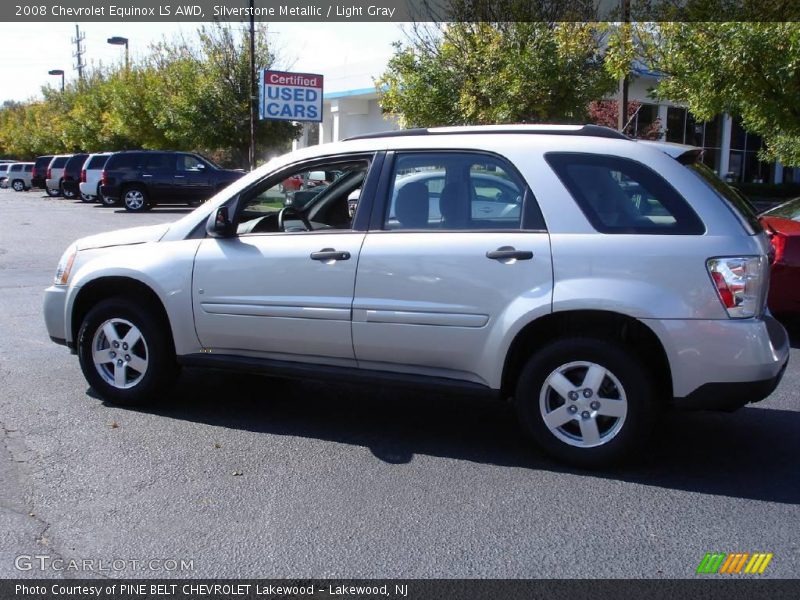 Silverstone Metallic / Light Gray 2008 Chevrolet Equinox LS AWD