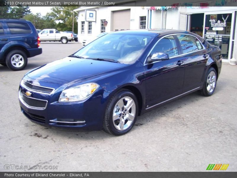 Imperial Blue Metallic / Ebony 2010 Chevrolet Malibu LT Sedan