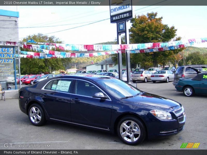 Imperial Blue Metallic / Ebony 2010 Chevrolet Malibu LT Sedan