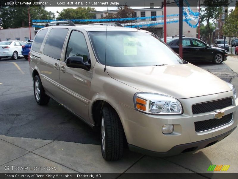 Gold Mist Metallic / Cashmere Beige 2008 Chevrolet Uplander LT