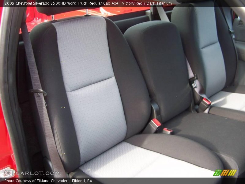 Victory Red / Dark Titanium 2009 Chevrolet Silverado 3500HD Work Truck Regular Cab 4x4