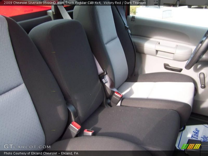 Victory Red / Dark Titanium 2009 Chevrolet Silverado 3500HD Work Truck Regular Cab 4x4