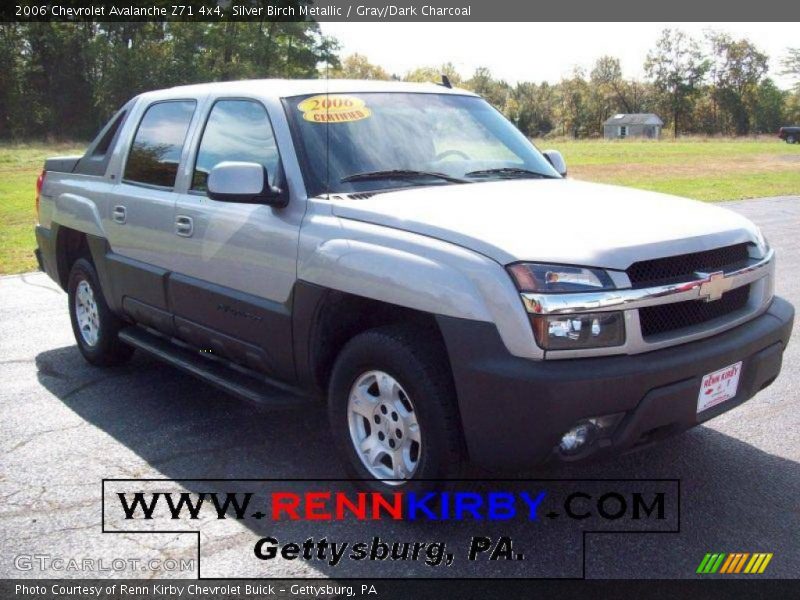 Silver Birch Metallic / Gray/Dark Charcoal 2006 Chevrolet Avalanche Z71 4x4