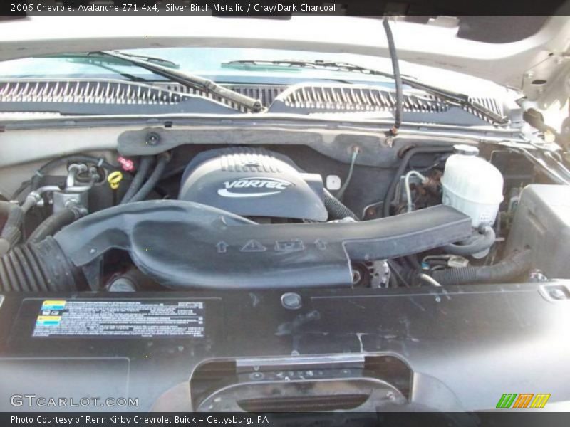 Silver Birch Metallic / Gray/Dark Charcoal 2006 Chevrolet Avalanche Z71 4x4
