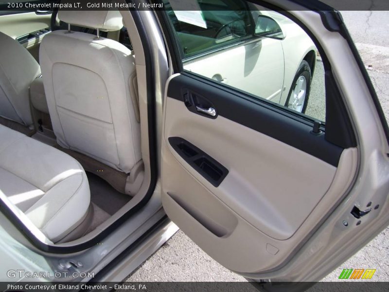 Gold Mist Metallic / Neutral 2010 Chevrolet Impala LT