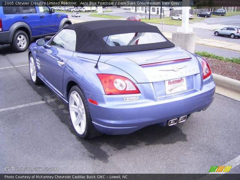 Aero Blue Pearlcoat / Dark Slate Grey/Medium Slate Grey 2005 Chrysler Crossfire Limited Roadster