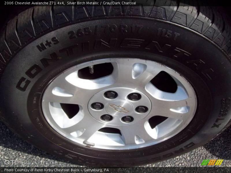 Silver Birch Metallic / Gray/Dark Charcoal 2006 Chevrolet Avalanche Z71 4x4