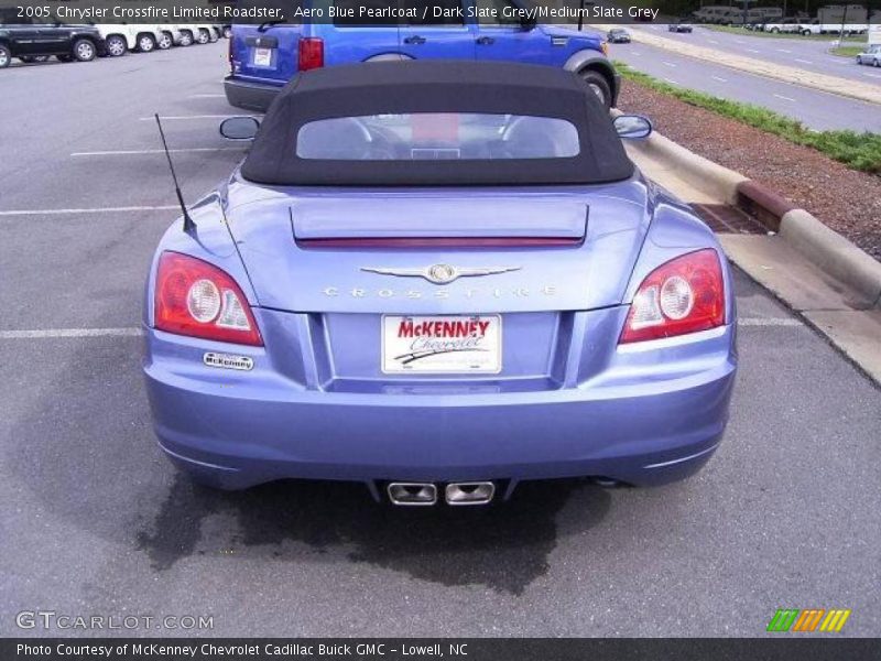 Aero Blue Pearlcoat / Dark Slate Grey/Medium Slate Grey 2005 Chrysler Crossfire Limited Roadster