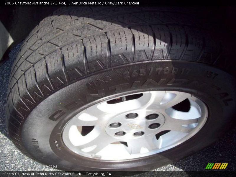 Silver Birch Metallic / Gray/Dark Charcoal 2006 Chevrolet Avalanche Z71 4x4