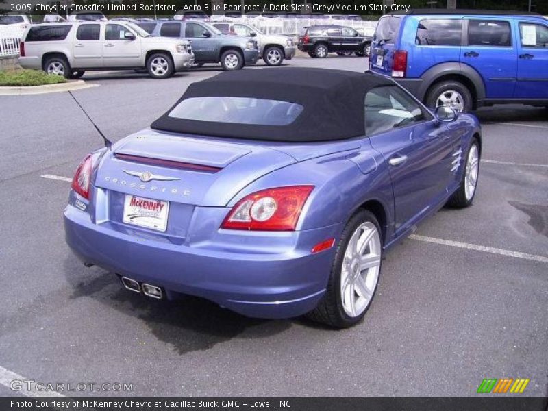 Aero Blue Pearlcoat / Dark Slate Grey/Medium Slate Grey 2005 Chrysler Crossfire Limited Roadster