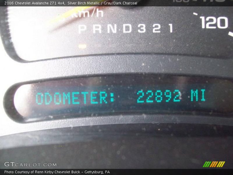 Silver Birch Metallic / Gray/Dark Charcoal 2006 Chevrolet Avalanche Z71 4x4