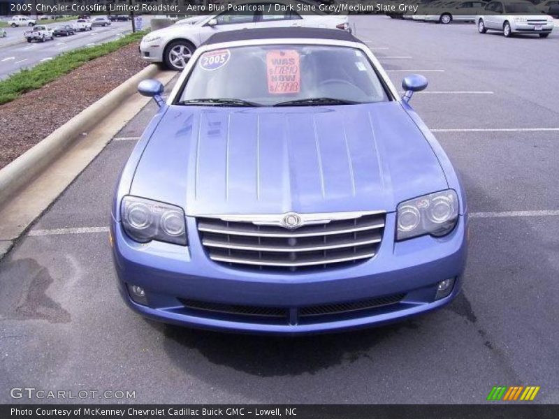 Aero Blue Pearlcoat / Dark Slate Grey/Medium Slate Grey 2005 Chrysler Crossfire Limited Roadster