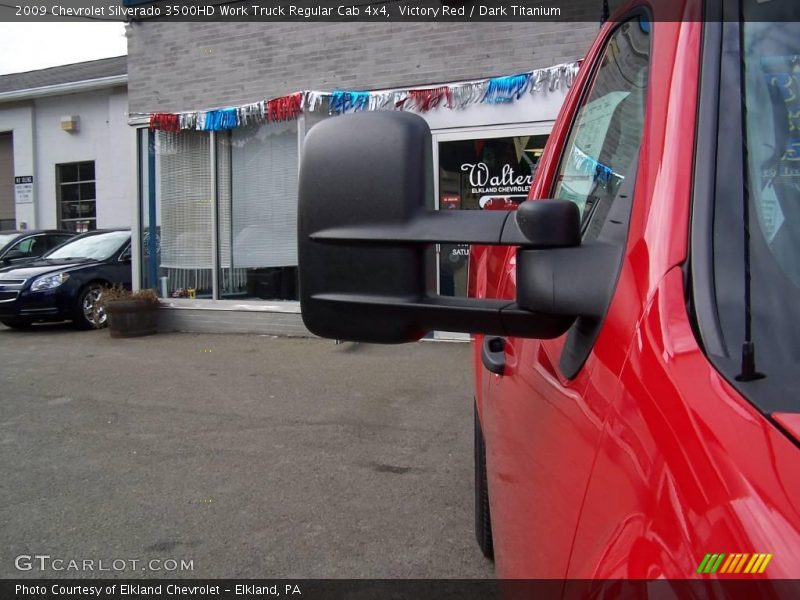 Victory Red / Dark Titanium 2009 Chevrolet Silverado 3500HD Work Truck Regular Cab 4x4