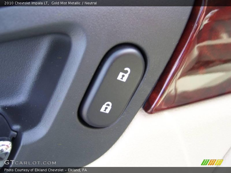 Gold Mist Metallic / Neutral 2010 Chevrolet Impala LT