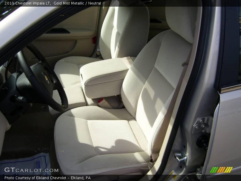 Gold Mist Metallic / Neutral 2010 Chevrolet Impala LT