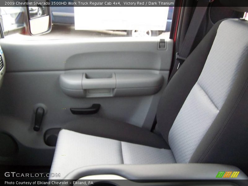 Victory Red / Dark Titanium 2009 Chevrolet Silverado 3500HD Work Truck Regular Cab 4x4