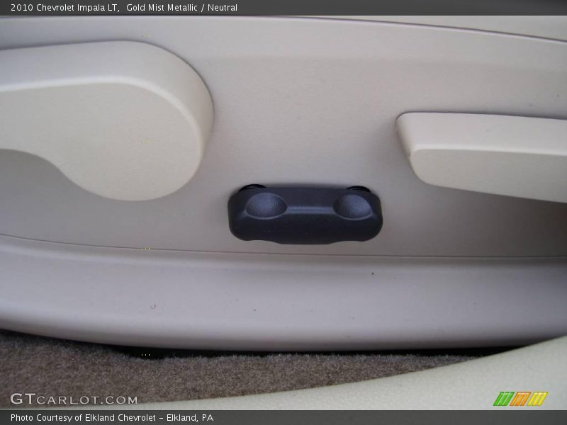 Gold Mist Metallic / Neutral 2010 Chevrolet Impala LT