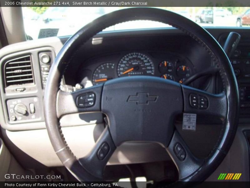 Silver Birch Metallic / Gray/Dark Charcoal 2006 Chevrolet Avalanche Z71 4x4