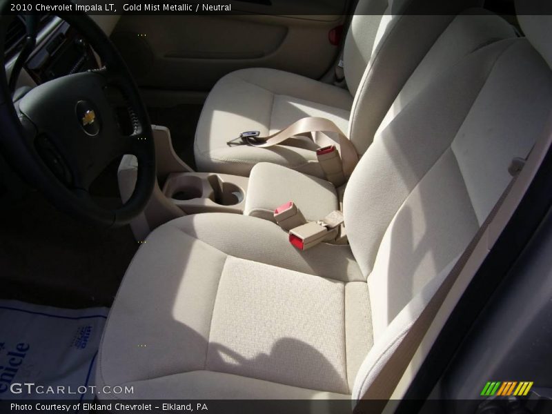 Gold Mist Metallic / Neutral 2010 Chevrolet Impala LT
