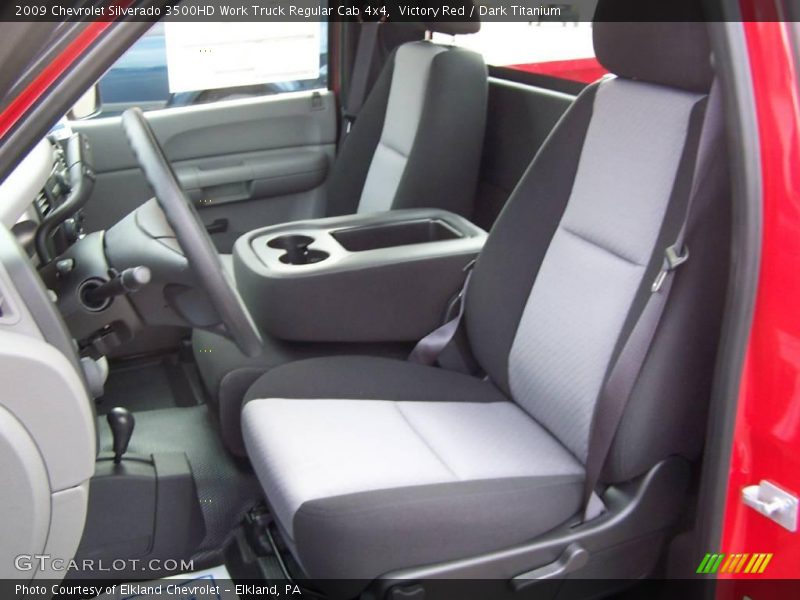 Victory Red / Dark Titanium 2009 Chevrolet Silverado 3500HD Work Truck Regular Cab 4x4