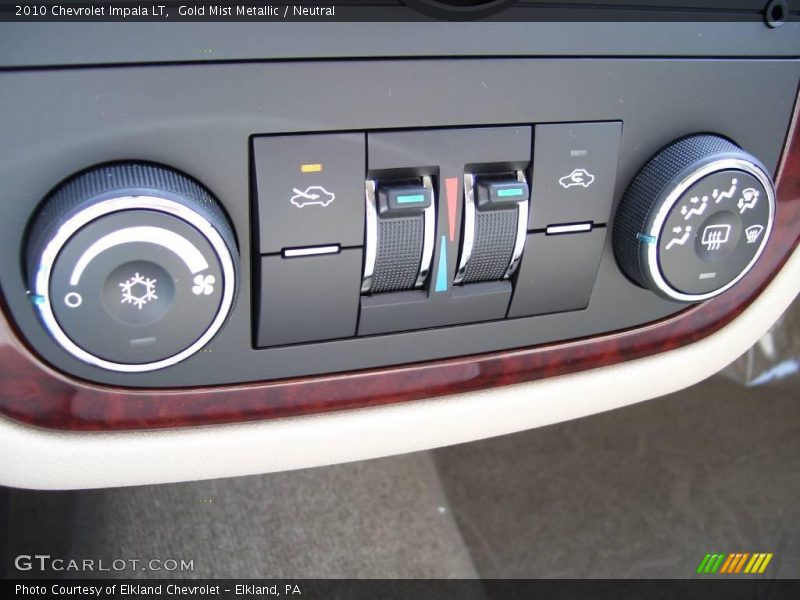 Gold Mist Metallic / Neutral 2010 Chevrolet Impala LT