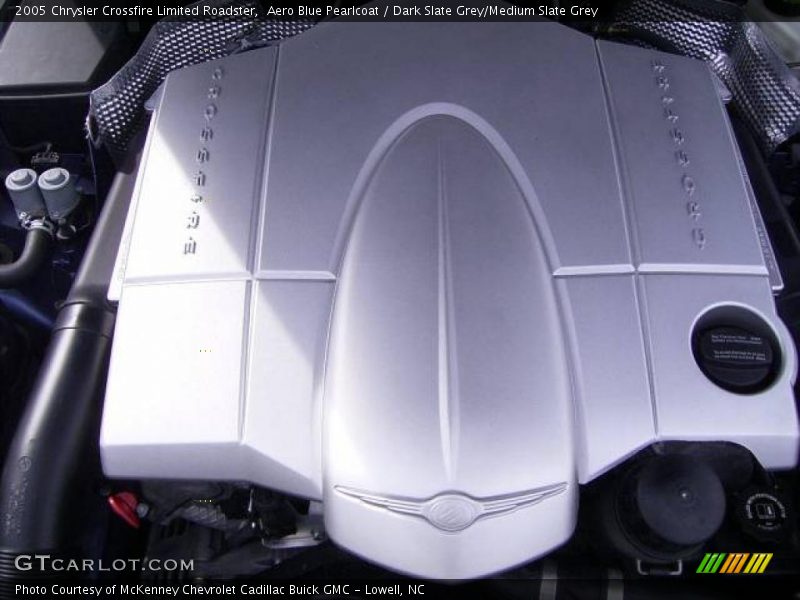 Aero Blue Pearlcoat / Dark Slate Grey/Medium Slate Grey 2005 Chrysler Crossfire Limited Roadster