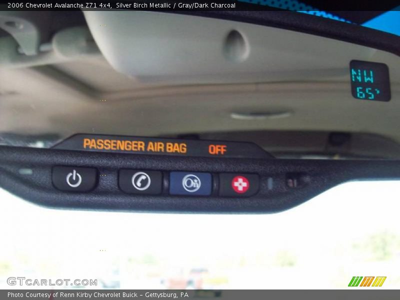Silver Birch Metallic / Gray/Dark Charcoal 2006 Chevrolet Avalanche Z71 4x4