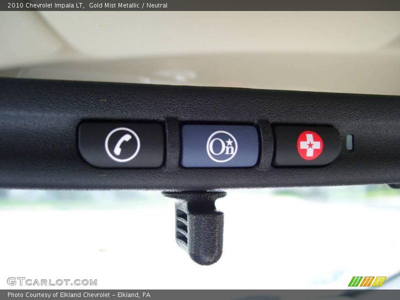 Gold Mist Metallic / Neutral 2010 Chevrolet Impala LT