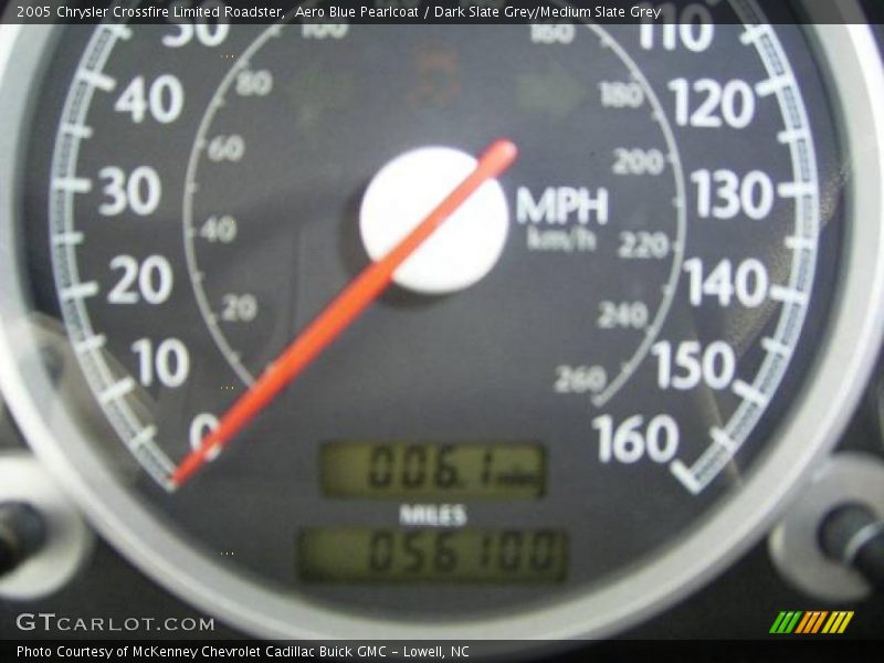 Aero Blue Pearlcoat / Dark Slate Grey/Medium Slate Grey 2005 Chrysler Crossfire Limited Roadster