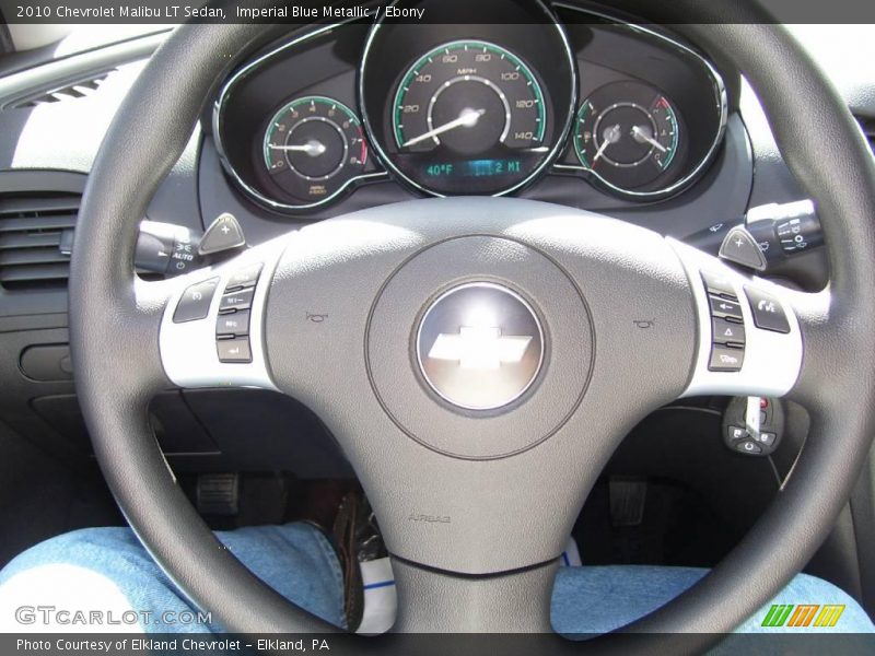 Imperial Blue Metallic / Ebony 2010 Chevrolet Malibu LT Sedan