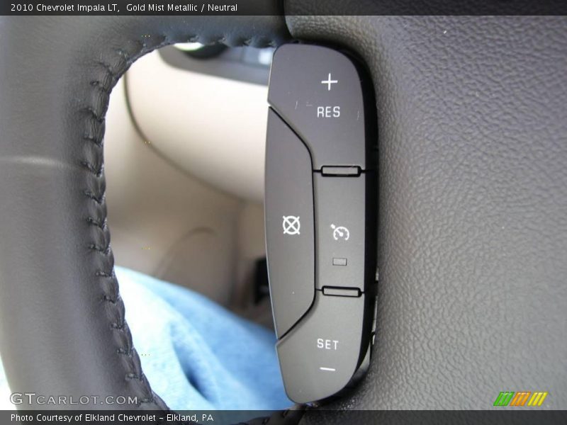 Gold Mist Metallic / Neutral 2010 Chevrolet Impala LT