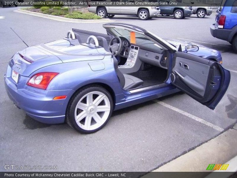 Aero Blue Pearlcoat / Dark Slate Grey/Medium Slate Grey 2005 Chrysler Crossfire Limited Roadster