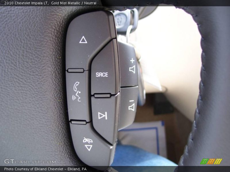 Gold Mist Metallic / Neutral 2010 Chevrolet Impala LT