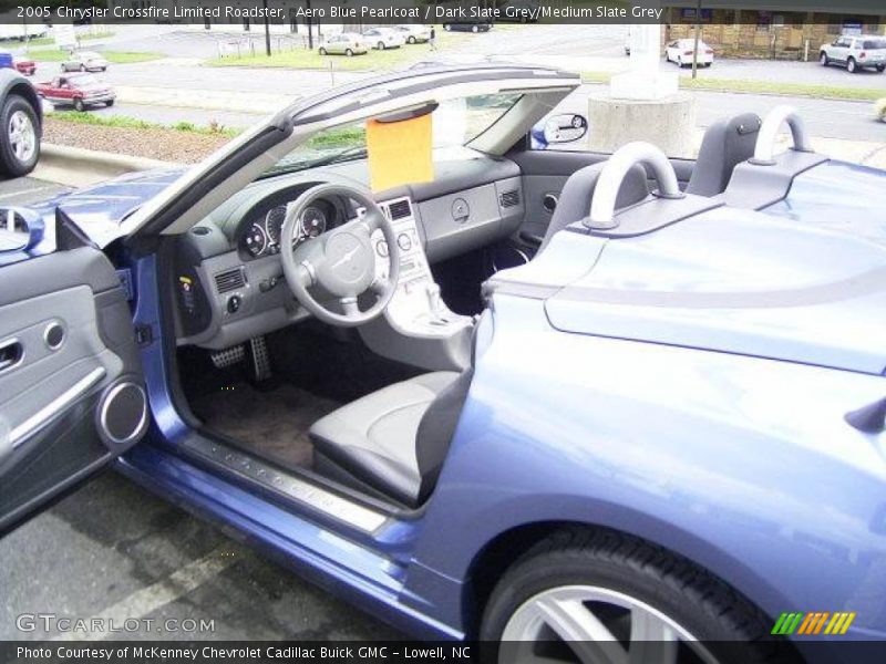 Aero Blue Pearlcoat / Dark Slate Grey/Medium Slate Grey 2005 Chrysler Crossfire Limited Roadster