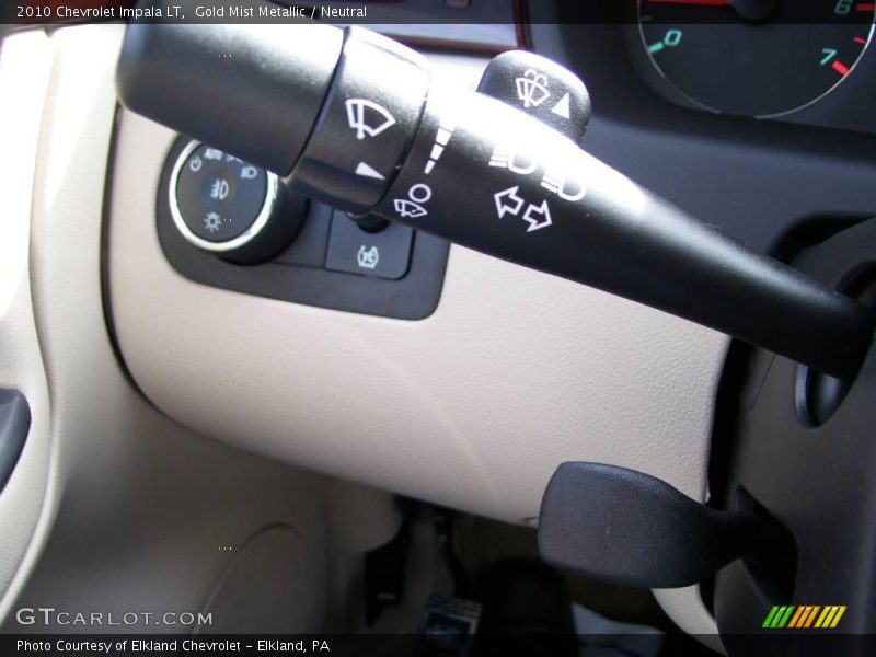 Gold Mist Metallic / Neutral 2010 Chevrolet Impala LT