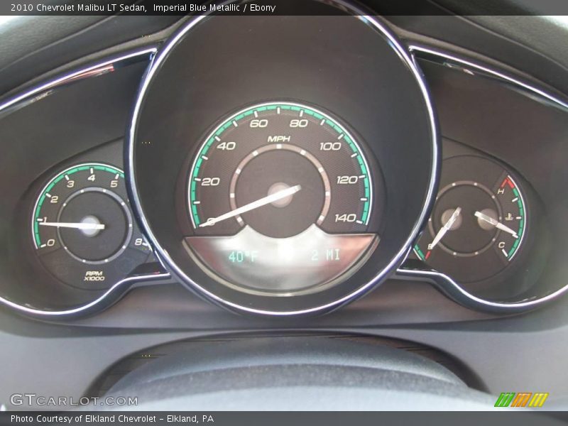 Imperial Blue Metallic / Ebony 2010 Chevrolet Malibu LT Sedan