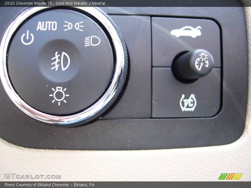 Gold Mist Metallic / Neutral 2010 Chevrolet Impala LT