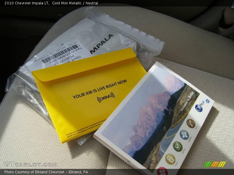 Gold Mist Metallic / Neutral 2010 Chevrolet Impala LT