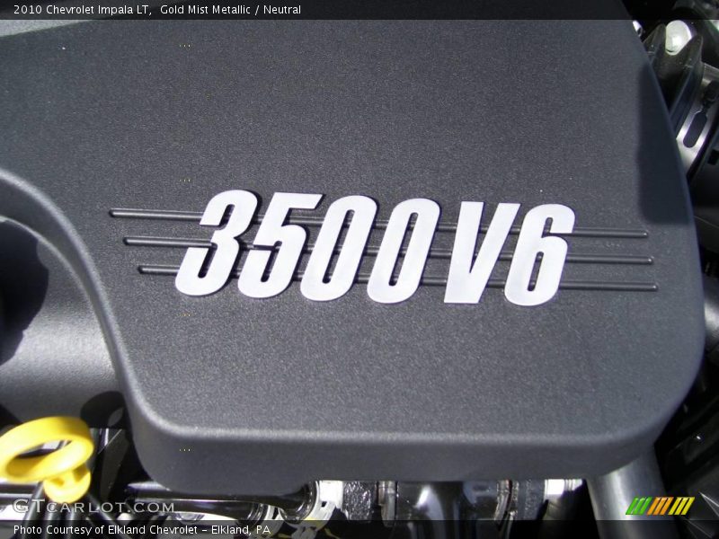 Gold Mist Metallic / Neutral 2010 Chevrolet Impala LT