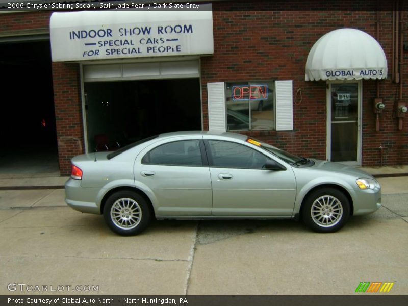 Satin Jade Pearl / Dark Slate Gray 2006 Chrysler Sebring Sedan