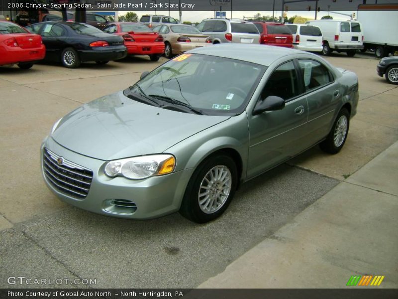 Satin Jade Pearl / Dark Slate Gray 2006 Chrysler Sebring Sedan