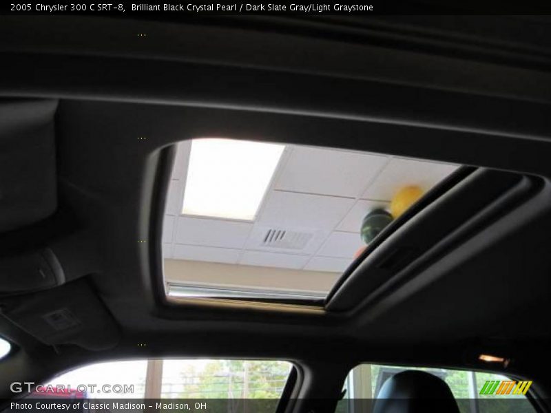 Brilliant Black Crystal Pearl / Dark Slate Gray/Light Graystone 2005 Chrysler 300 C SRT-8