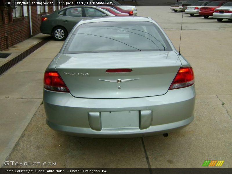 Satin Jade Pearl / Dark Slate Gray 2006 Chrysler Sebring Sedan