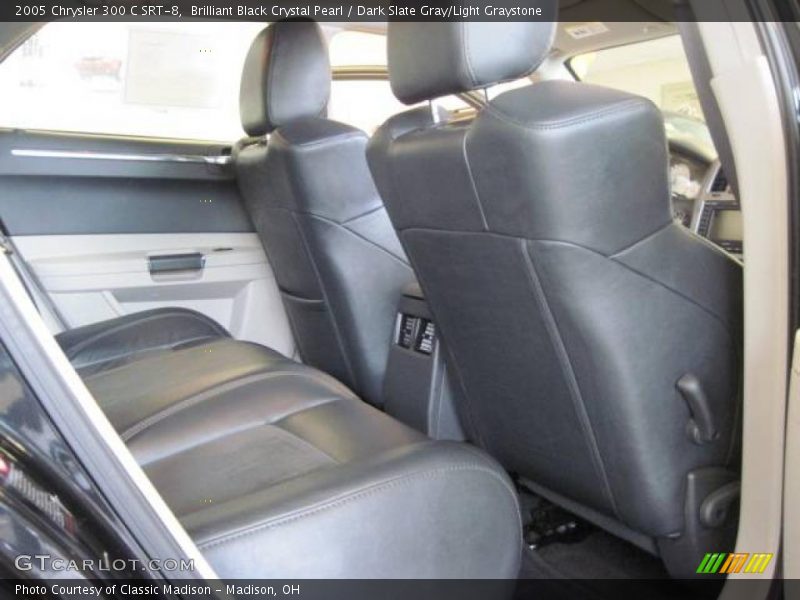 Brilliant Black Crystal Pearl / Dark Slate Gray/Light Graystone 2005 Chrysler 300 C SRT-8