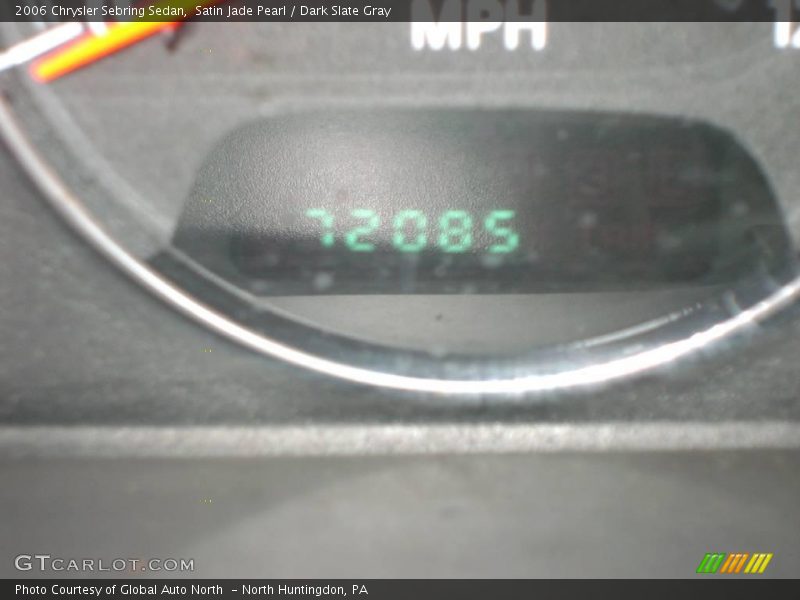 Satin Jade Pearl / Dark Slate Gray 2006 Chrysler Sebring Sedan