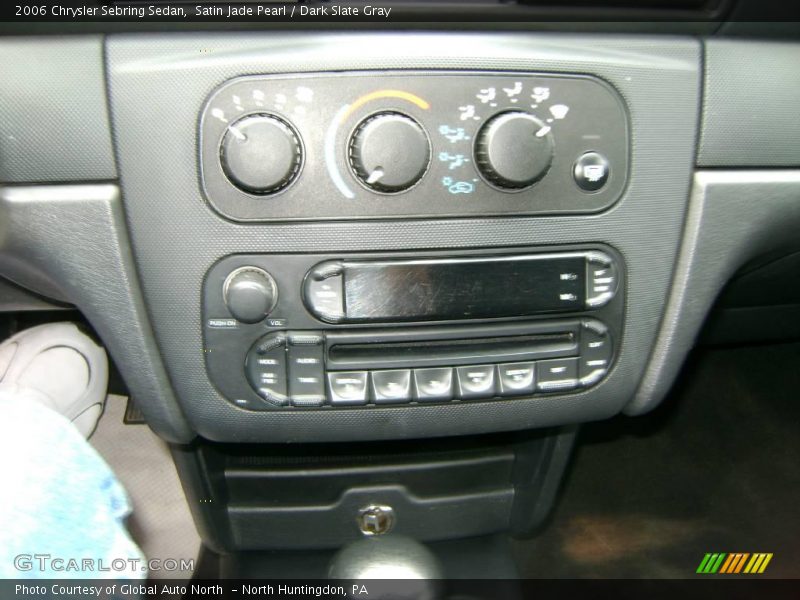 Satin Jade Pearl / Dark Slate Gray 2006 Chrysler Sebring Sedan