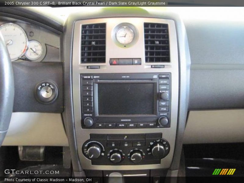 Brilliant Black Crystal Pearl / Dark Slate Gray/Light Graystone 2005 Chrysler 300 C SRT-8