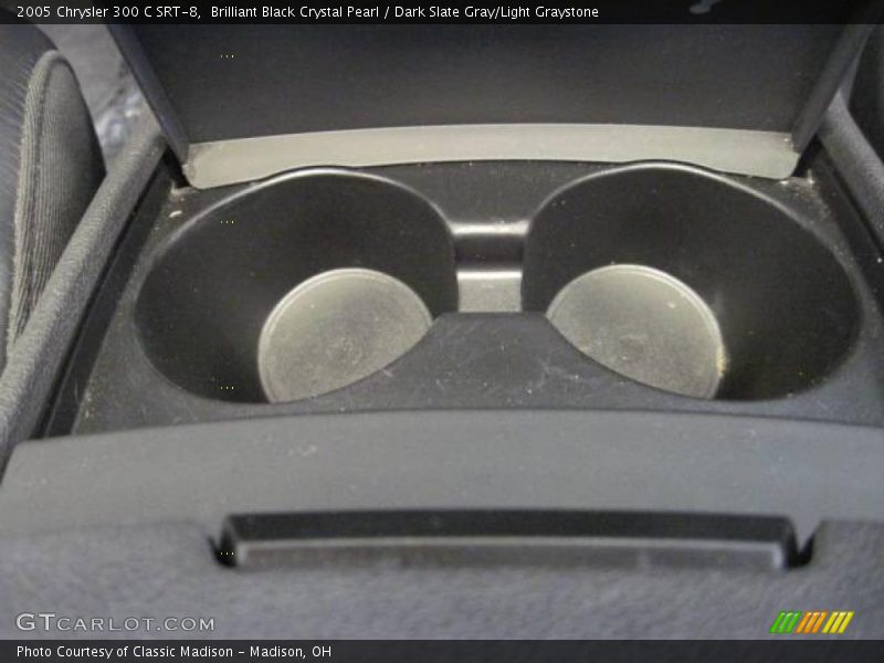 Brilliant Black Crystal Pearl / Dark Slate Gray/Light Graystone 2005 Chrysler 300 C SRT-8