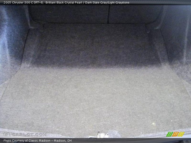 Brilliant Black Crystal Pearl / Dark Slate Gray/Light Graystone 2005 Chrysler 300 C SRT-8